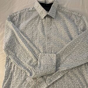 English Laundry Slim Fit Stretch Button Down Shirt